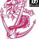 Sexy Mermaid Girl Lady Anchor Fantasy Car Boat Truck Window Vinyl Decal Sticker