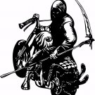Motorcycle Grim Reaper Bike Biker Car Truck Window Vinyl Decal Sticker