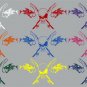 Fishing Skull Skeleton Fish Rod Reel Car Truck Window Vinyl Decal Sticker
