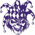 Jester Clown Circus Skull Scary Man Car Truck Laptop Window Vinyl Decal Sticker