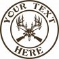 Custom Text Hunting Deer Hunter 3 Designs Car Truck Window Vinyl Decal Sticker