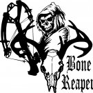 Crossbow Grim Reaper Hunt Bow Deer Skull Car Truck Window Vinyl Decal Sticker