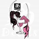 Mermaid Crescent Moon Water Fairy Siren Car Truck Window Vinyl Decal Sticker