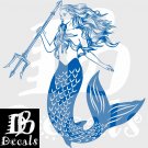 Goddess Amphitrite Mermaid Trident Mythology Atargatis Assyrian Fantasy Car Truc