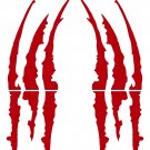 Headlight Scratch Rip Tear Tribal Reflective Vinyl Decal Sticker