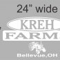 Custom Name Farm Tractor Car Truck Window Vinyl Decal Sticker