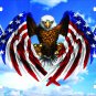 American Eagle Flag USA Freedom License Plate Car Truck Tag