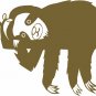 Sloth Slow Animal Farm Pet Zoo Car Truck Window Vinyl Decal Sticker