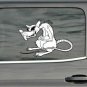 Evil Rat Mean Bad Monster Mouse Animal Car Truck Window PC Vinyl Decal Sticker