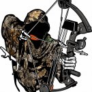 Hunter Bow Hunting Deer Arrow Camo Car Truck Window Vinyl Decal Sticker