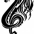 Dragon Beast Tribal Art Myth Fantasy Car Truck Window Laptop Vinyl Decal Sticker