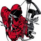 Hunting Deer Bow Grim Reaper Arrow Camo Car Truck Window Vinyl Decal Sticker