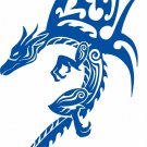 Tribal Dragon Flying Serpent Fire Creature Car Truck Window Vinyl Decal Sticker