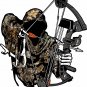 Hunting Deer Bow Reaper Arrow Camo Text Car Truck Window Vinyl Decal Sticker