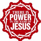 Christian Power In Jesus Christ Crown GOD Truck Car Window Vinyl Decal Sticker