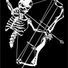 Skeleton Bow Hunter Arrow Skull Hunting Deer Car Truck Vinyl Decal Sticker