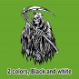 Grim Reaper Monster Zombie Dr Death Scythe Truck Window Wall Vinyl Decal Sticker