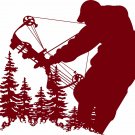 Hunting Deer  Stand Buck Whitetail Bow Gun Car truck Window Vinyl Decal Sticker