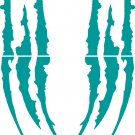 Headlight Scratch Monster Rip Tear  Claw Tribal Vinyl Decal Sticker