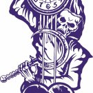 Grim Reaper Heart Scythe Time 420 Skull Car Truck Window Vinyl Decal Sticker