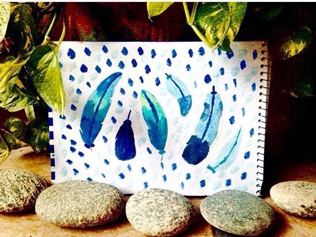 Feathers Painting