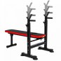 Best Choice Products Adjustable Barbell Rack Home Gym Fitness