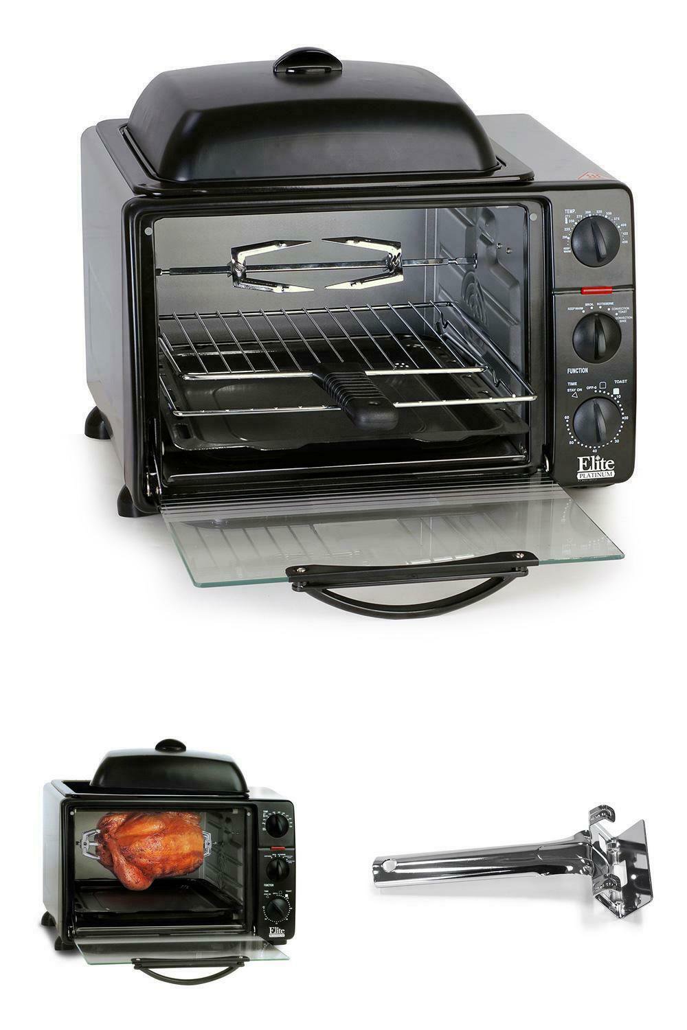 Toaster Oven Rotisserie Griddle Grill Electric ALLINONE Kitchen Cooking