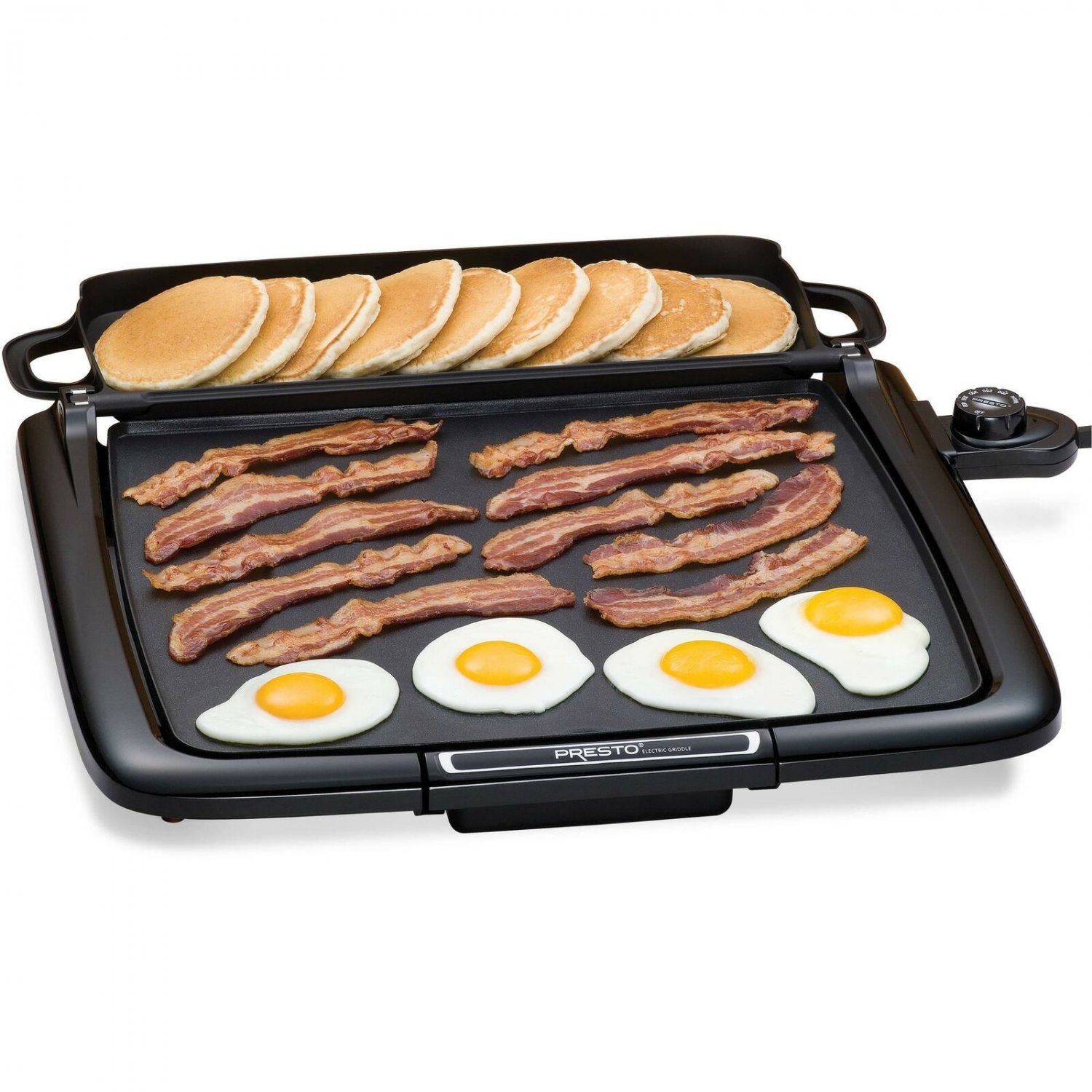 Electric Griddle BBQ Presto Countertop Indoor Smokeless Cooking Large ...