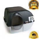 Large Elite Self-Cleaning Litter Box Black