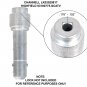 TTB-6, Barrel Lock Plunger Key Smooth plunger and heavy duty spring for strength