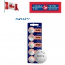 5 x Sony CR1632 Button Coin Cell 3V Lithium Battery Batteries exp 2030
