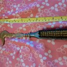 Vintage Brass Clothes Brush Duck Head 2-Tone Bristles - Great Patina