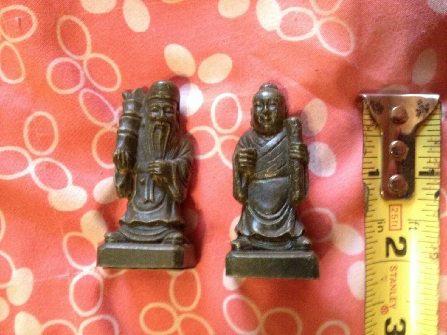 Vintage Asian Couple Mini Statues