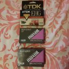 3 BRAND NEW VHS-C Video Cassettes for the camcorder