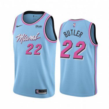 jimmy butler blue and pink jersey