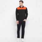 TRICORP MEN'S LONG SLEEVES CONTRAST COLOR RUGBY SHIRT