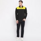 TRICORP MEN'S LONG SLEEVES CONTRAST COLOR RUGBY SHIRT