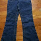 LN girls sz 10 Reg dark denim hipster flare jeans