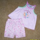ADORABLE girls 18 mos 2pc disney princess outfit shorts