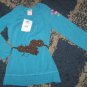 NWT girls sz XS 4/5 Faded Glory peasant style shirt