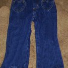 adorable NWOT girls 2T Arizona heart pocket flare jeans