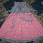 NN girls 2T baby crew patriotic gingham sundress tie bk