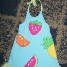 ADORABLE NN girls 24 mos halter dress with fruits