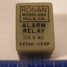 Ronan X23AC-115GP Alarm Relay X23AC115GP 60 Day Warranty + Free Shipping