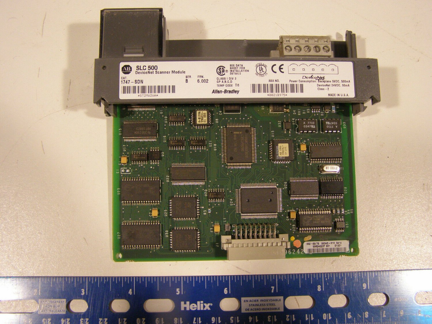 ALLEN-BRADLEY SLC 500 DeviceNet Scanner 1746-SDN SERIES B Frn 6.002 FREE SHIP