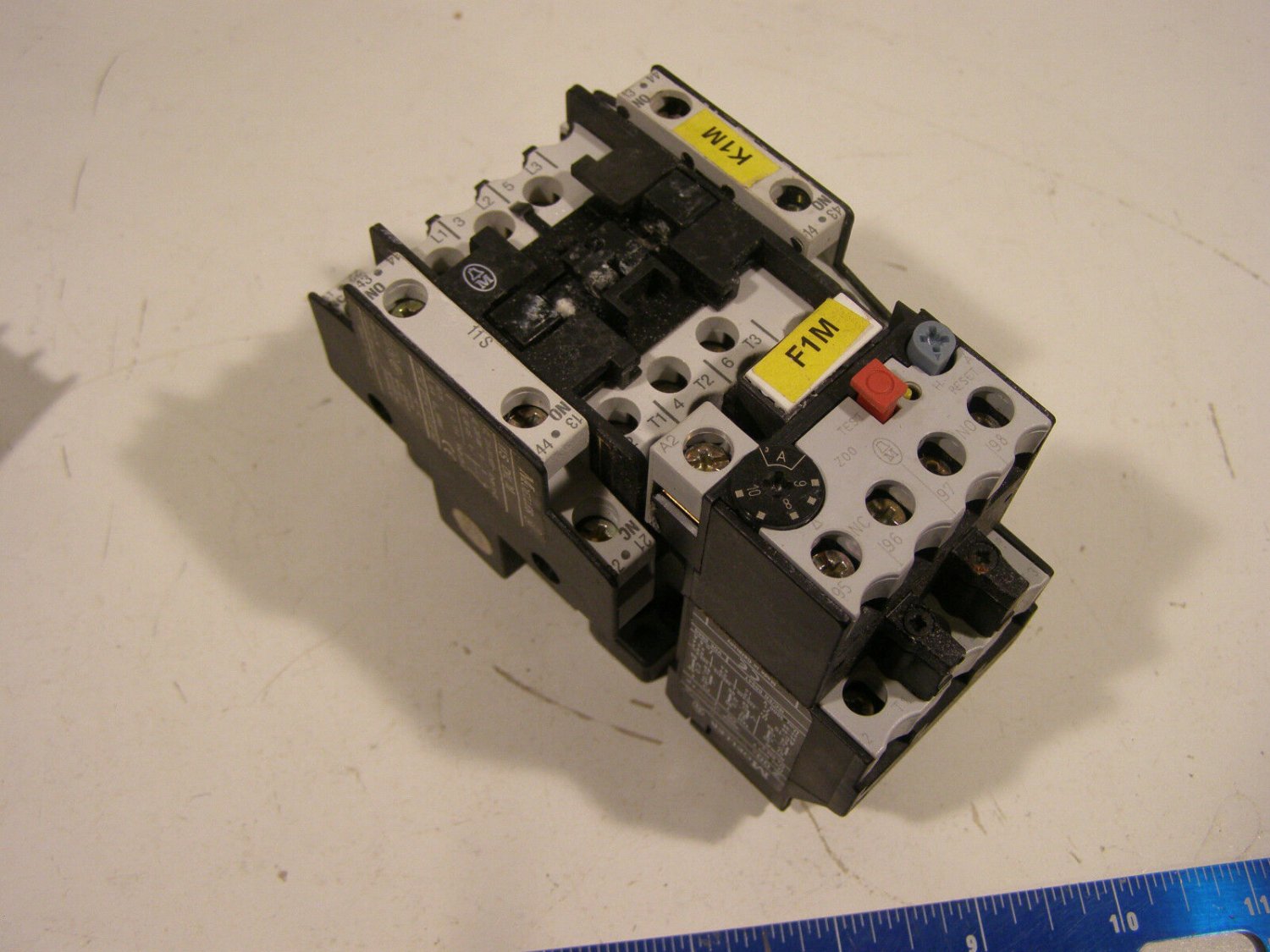 Moeller 11SDILM Contactor 3P 35Amp 24VAC Coil+O-Load 60 Day Warranty + Free Ship