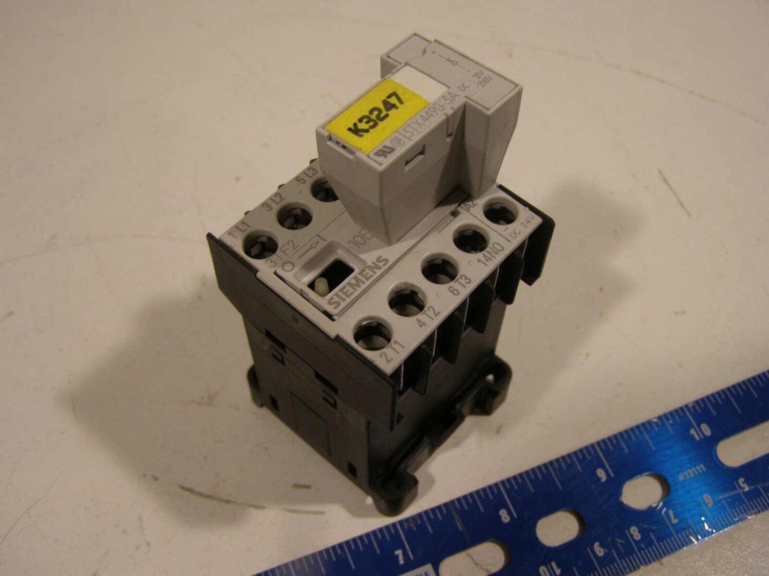 Siemens 3TF2010-0BB4 Contactor 16A 24vdc Coil 60 Day Warranty + Free Shipping