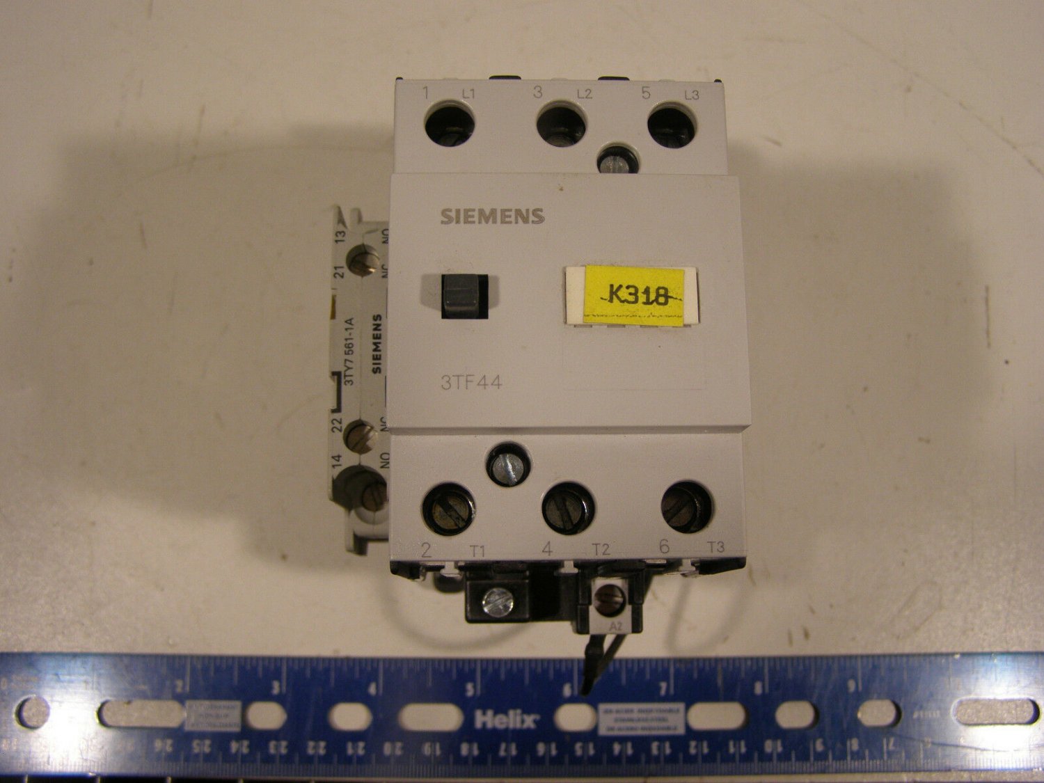 Siemens 3TF44 Mag Contactor 3P 55A 24vdc Coil 60 Day Warranty + Free Shipping