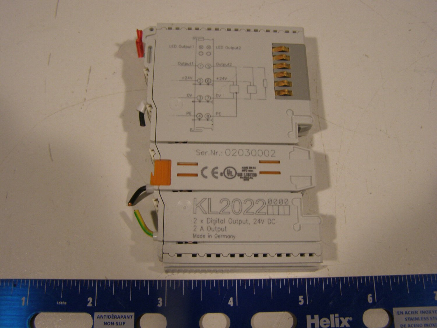 Beckhoff KL2022 CANopen 2x Digital Output 24vdc 60 Day Warranty + Free Shipping