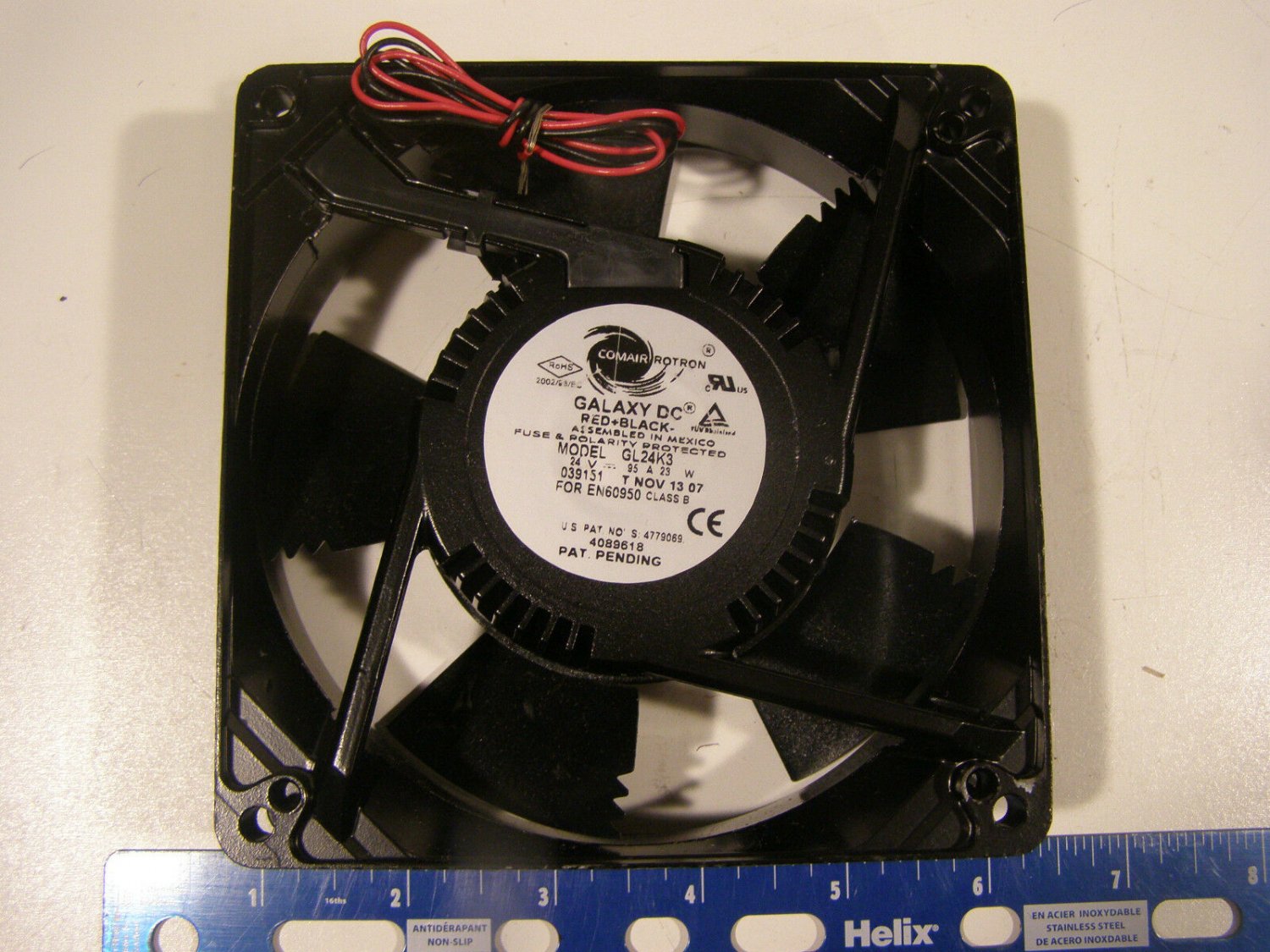 Fan Comair GL24Z7 Galaxy DC 24V 1.3A 31Watt 5" x 5" x 1.5" NEW + FREE SHIP